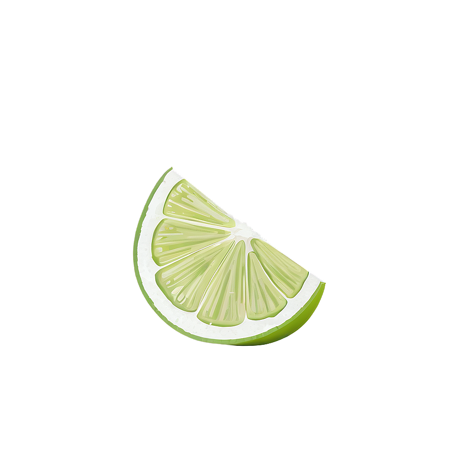 Lime Slice Refreshing Png 40