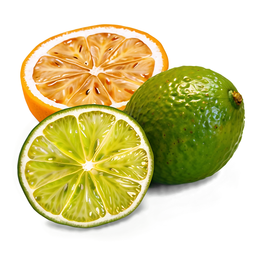 Lime Slice Tangy Png Skh15