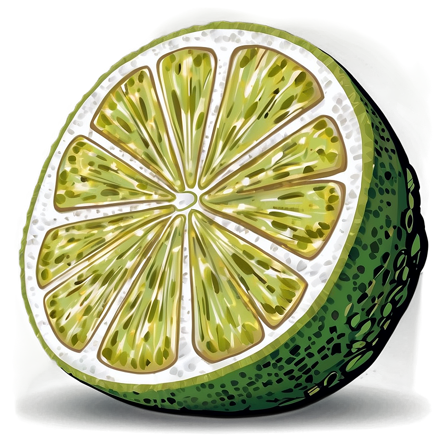 Lime Slice Vector Png Ydq