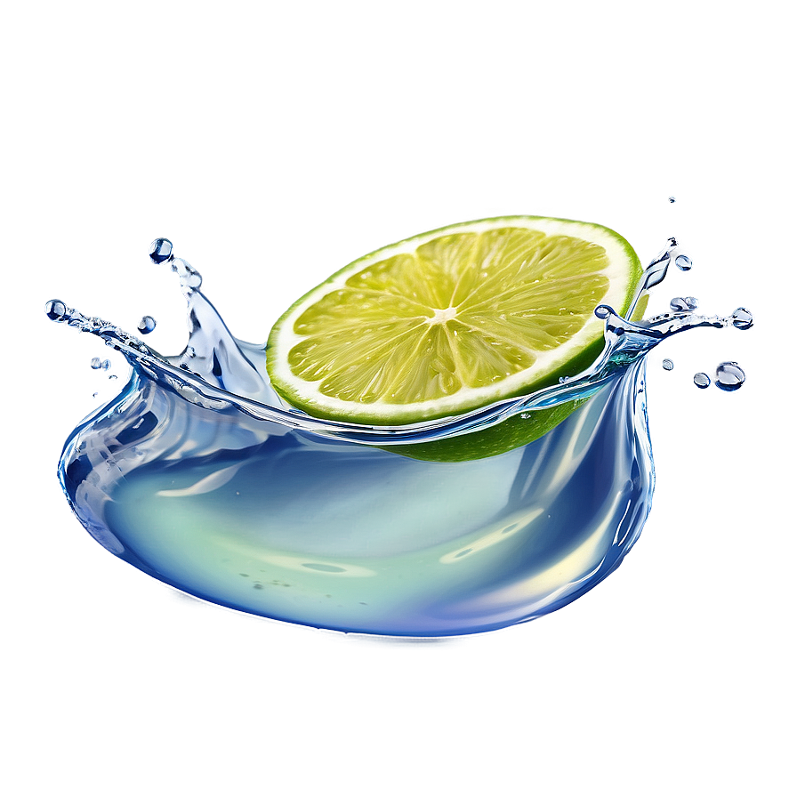 Lime Water Splash Png 05242024