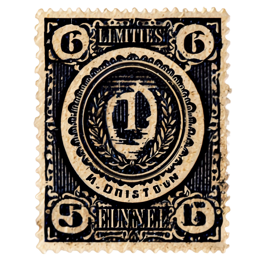 Limited Edition Vintage Stamp Png Flu