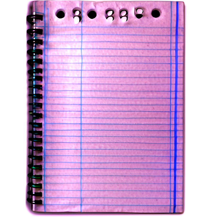 Lined Notebook Paper Texture Png 22