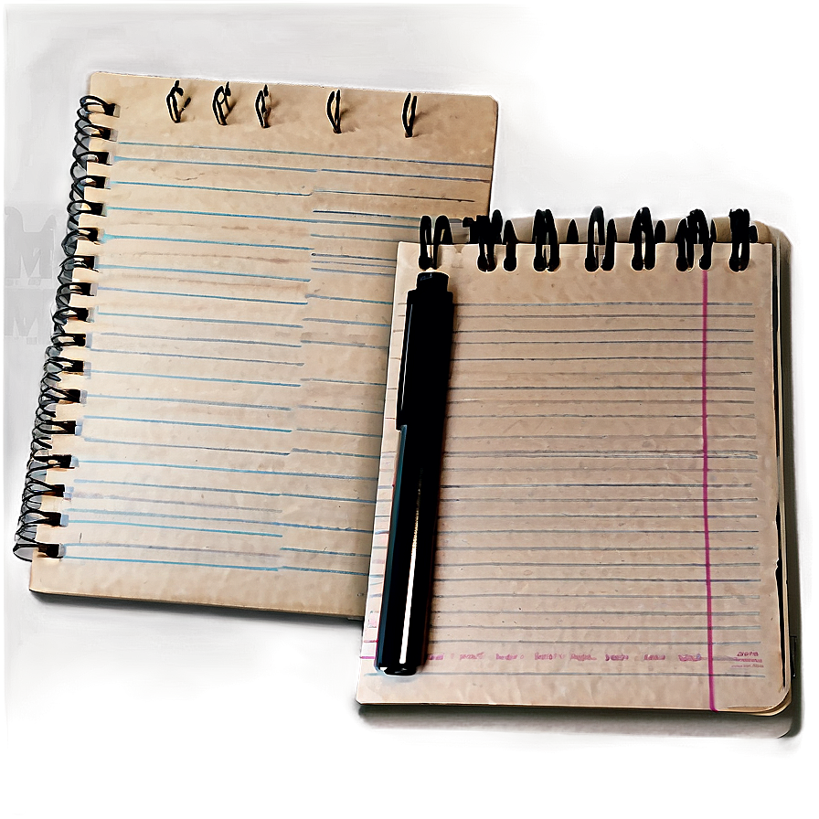 Lined Notebook Paper Texture Png Etp