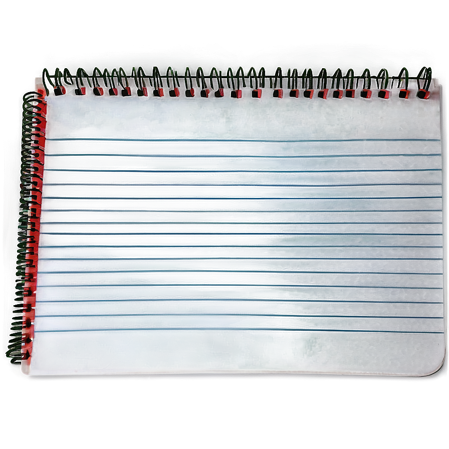 Lined Notebook Paper With Header Png Wpt