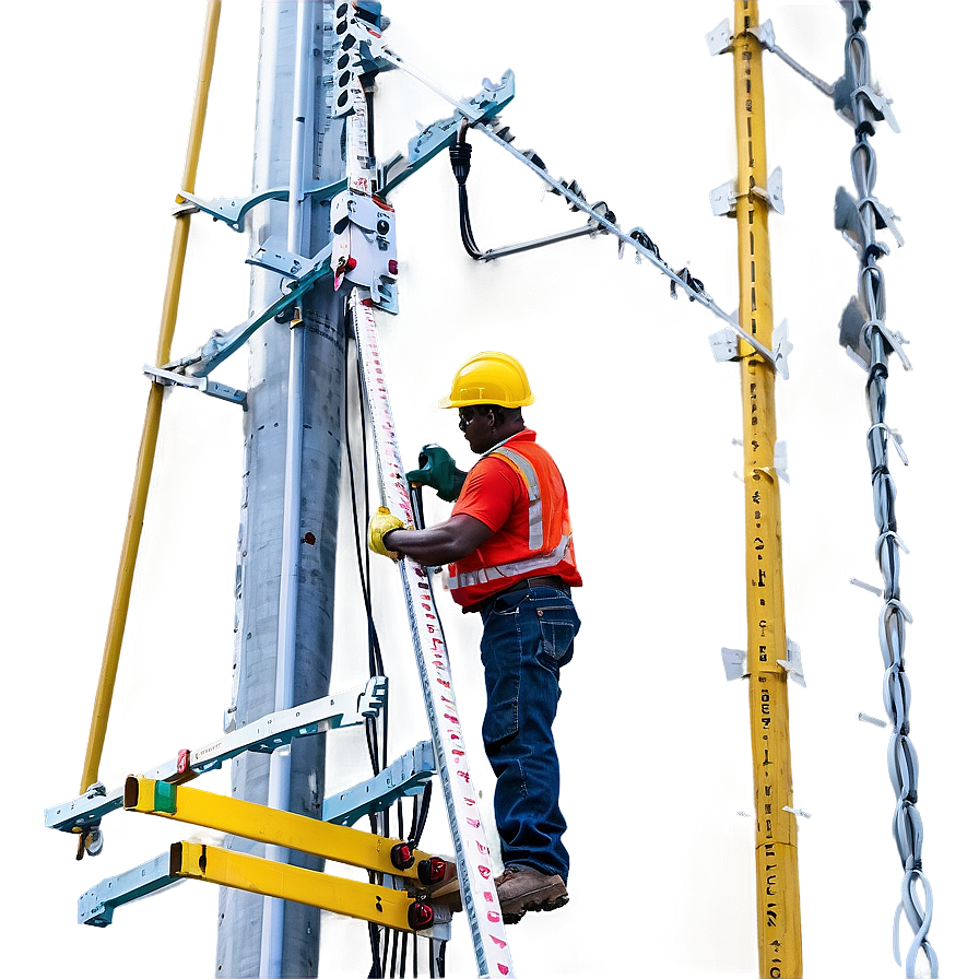 Lineman Cable Installation Png 8