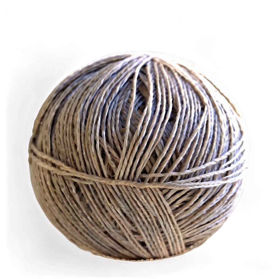 Linen Yarn Ball Png 06212024