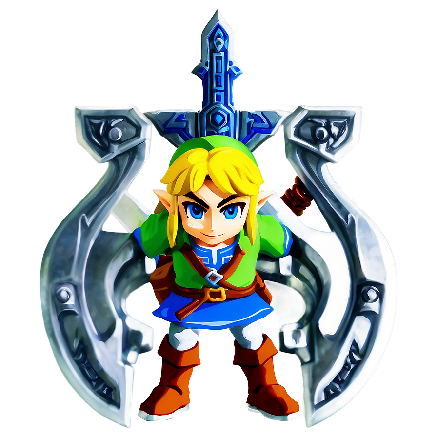 Link With Master Sword Png 05212024