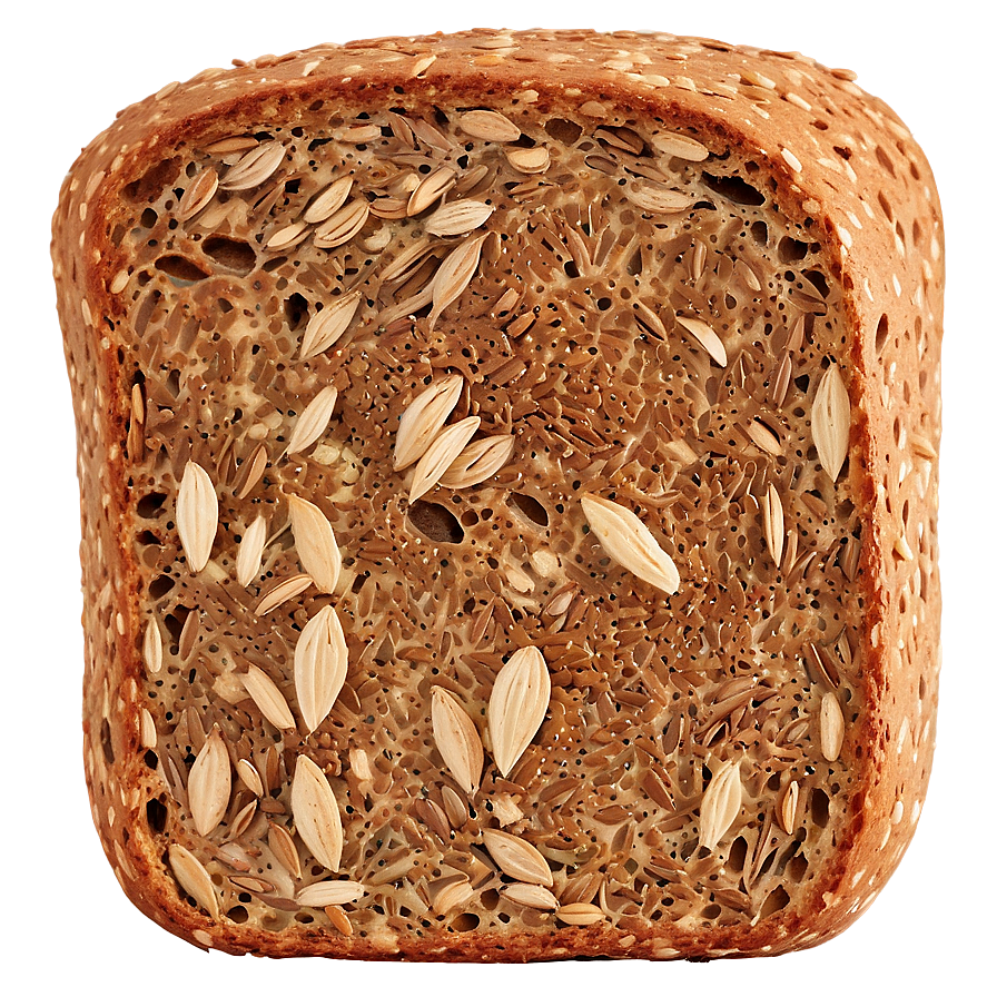 Linseed Bread Slice Png 06132024