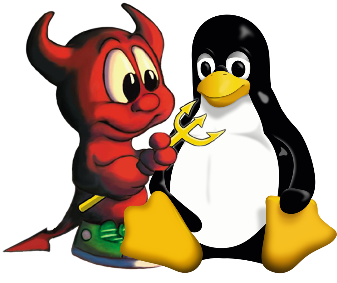 Linux Mascotand Friend