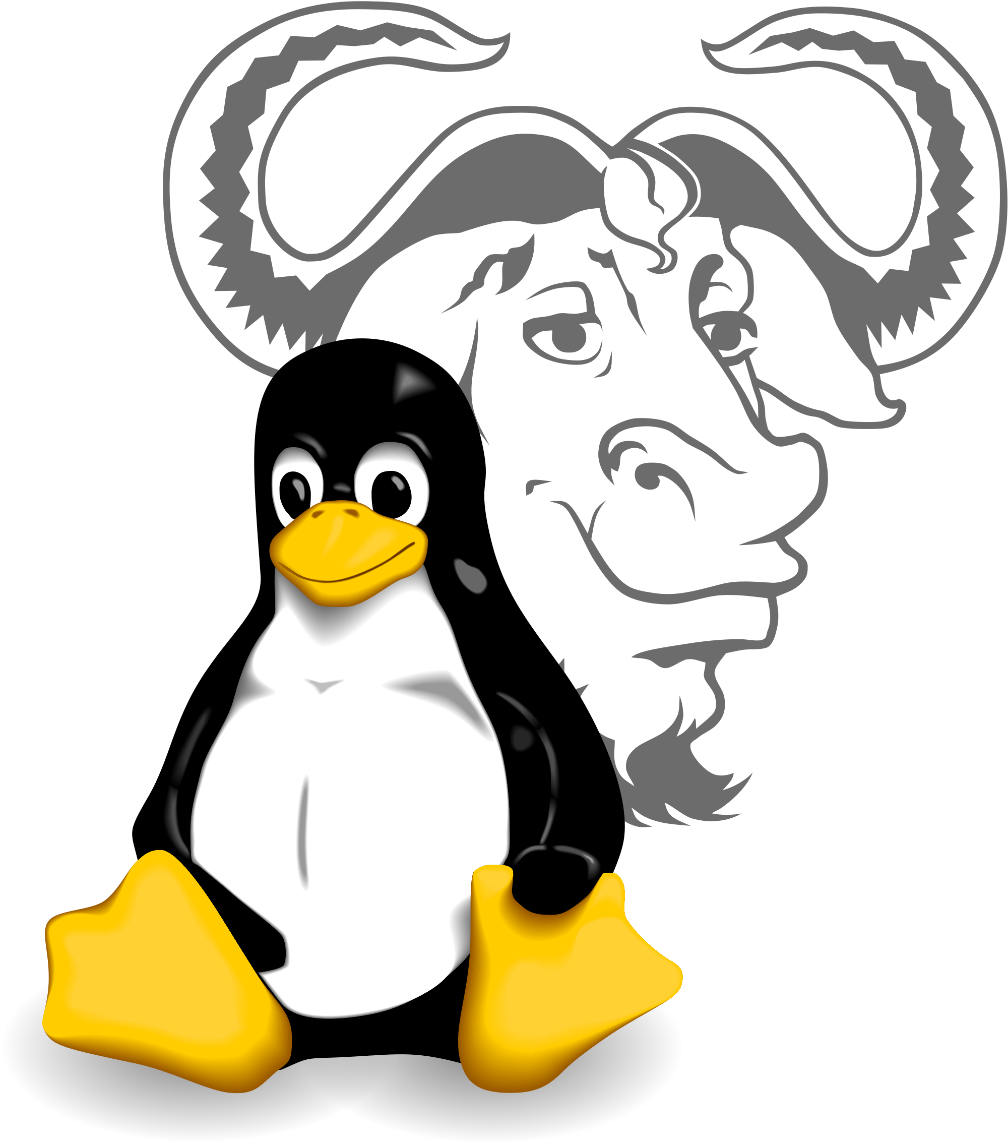 Linux Mascots Together