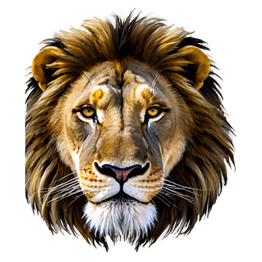 Lion Face Drawing Png Hjj