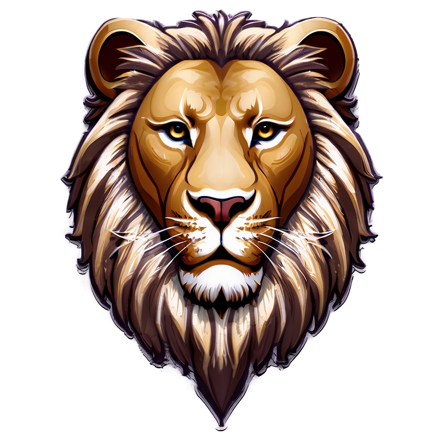 Lion Face Emblem Png Qgc22