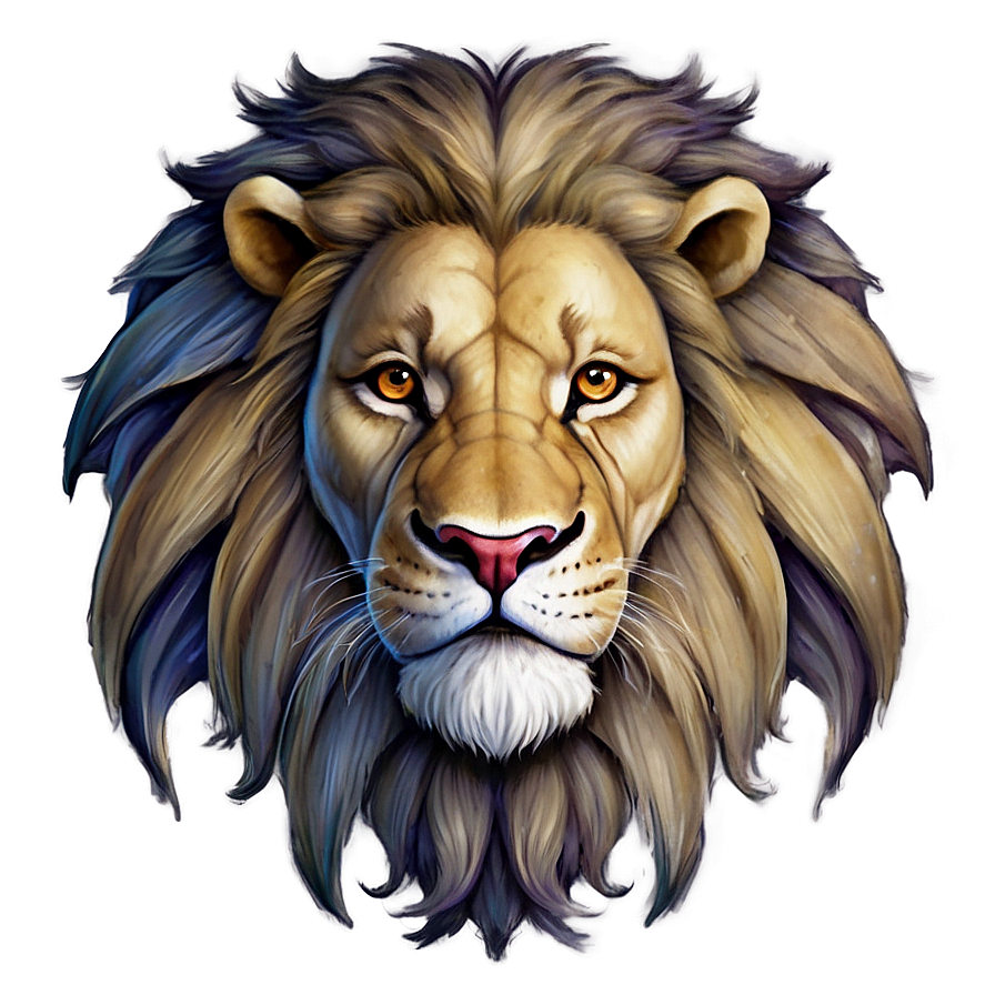 Lion Face Fantasy Art Png 06122024