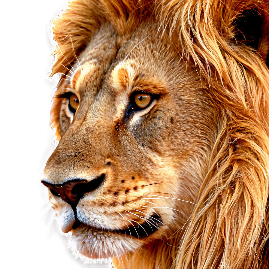 Lion Face Graphic Png Nqv