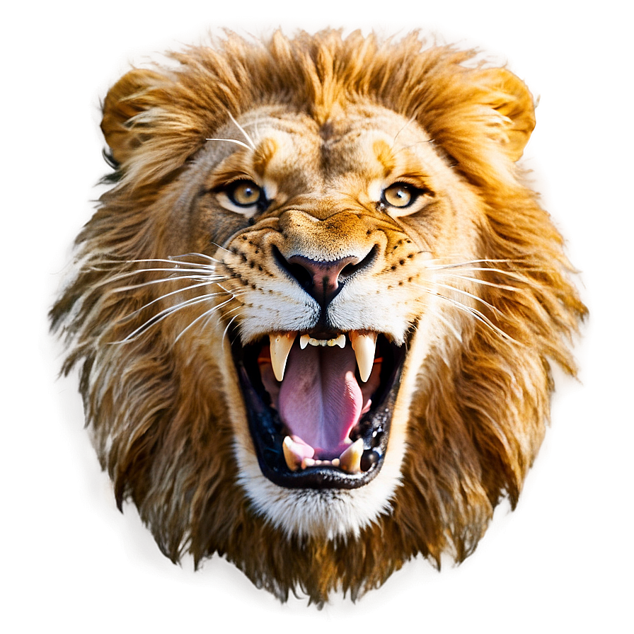 Lion Face Roar Png 14