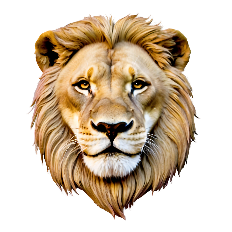 Lion Face Sketch Png 06122024