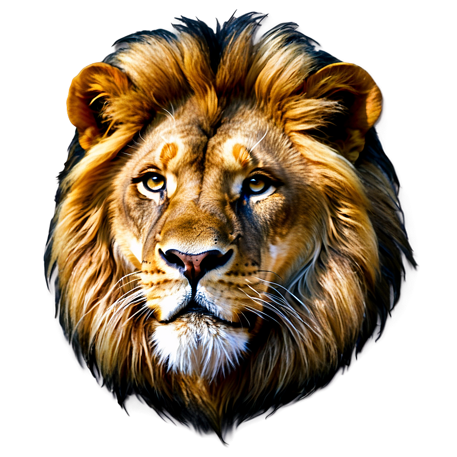 Lion Face Tattoo Design Png Fum