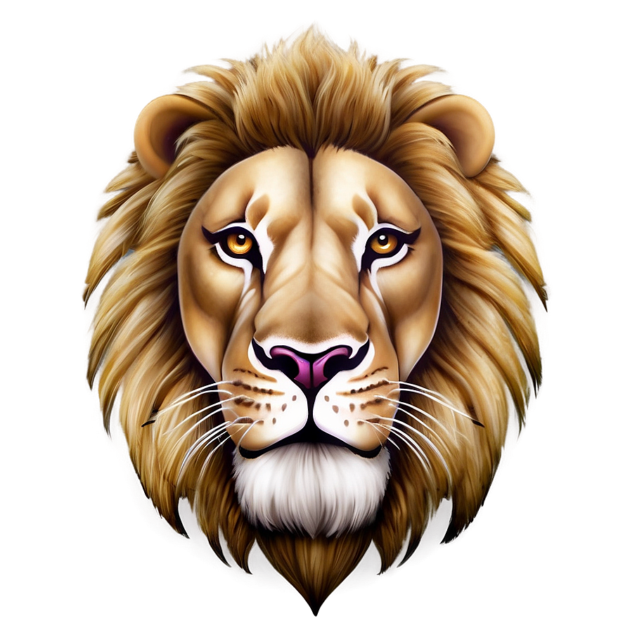 Lion Face Tattoo Design Png Lfi