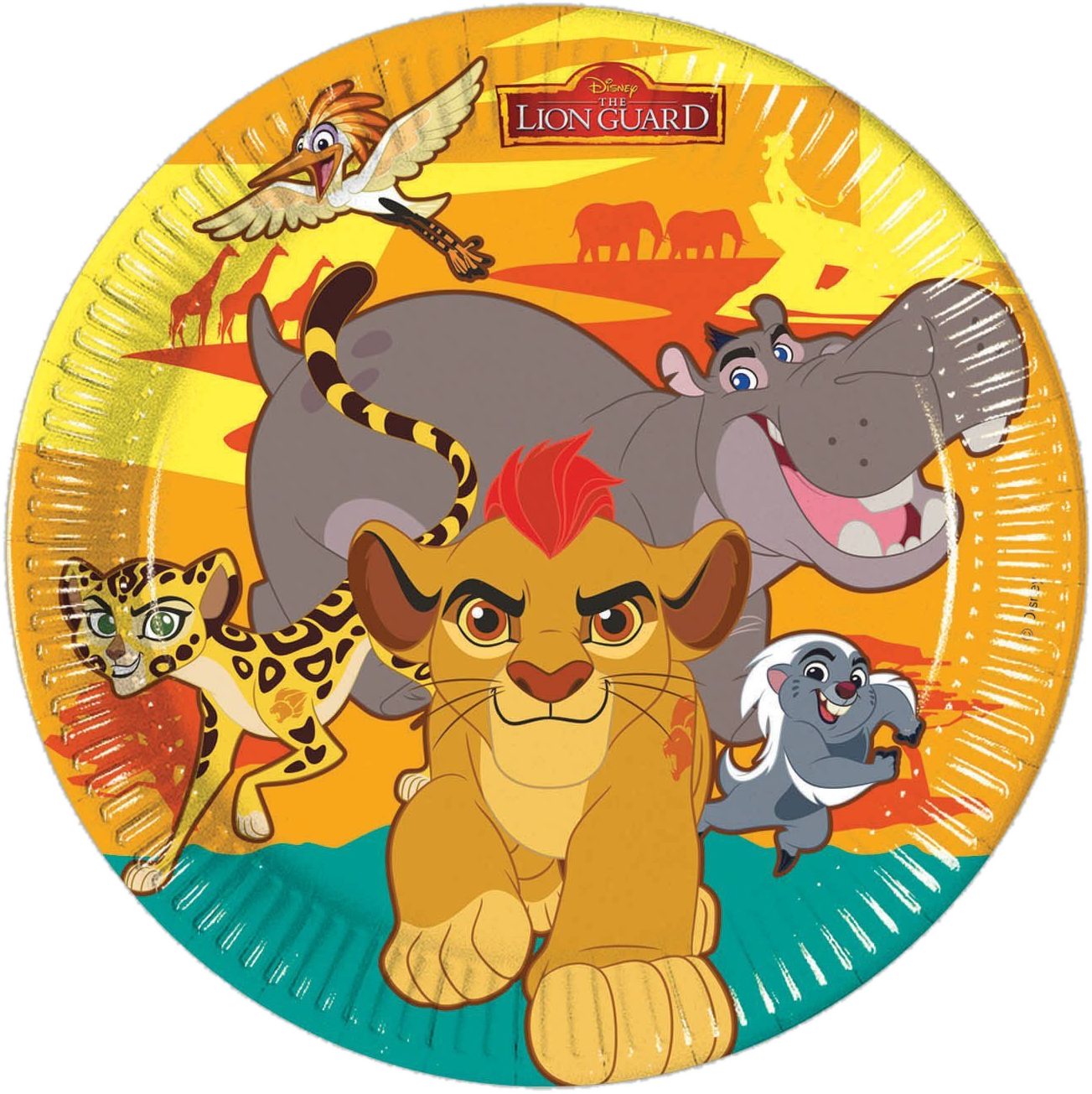 Lion Guard Characters Plate