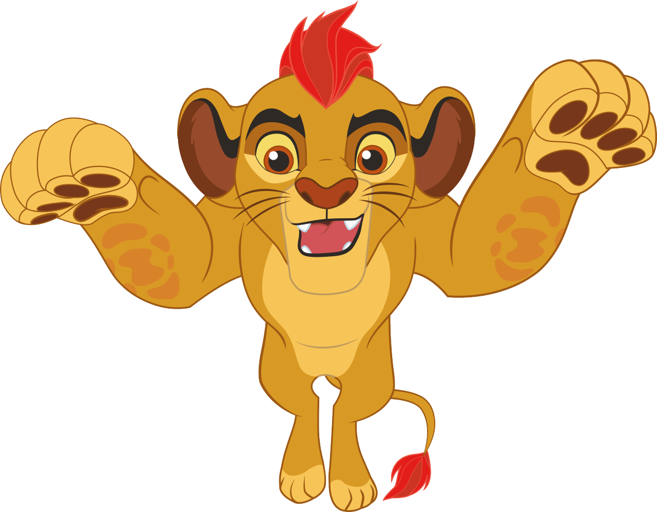 Lion Guard Kion Excited Pose