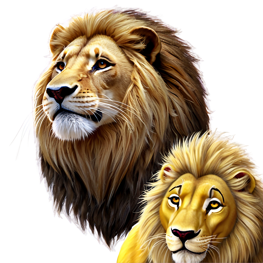 Lion King On Throne Png Bfk76