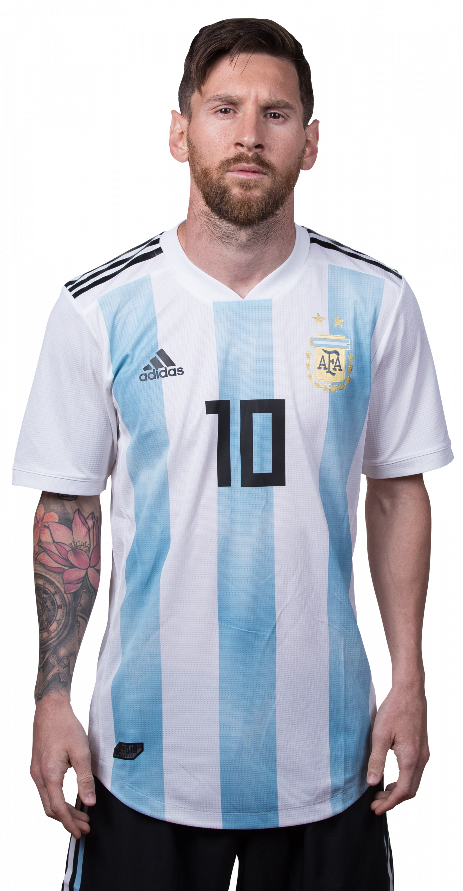 Lionel Messi Argentina Jersey Portrait