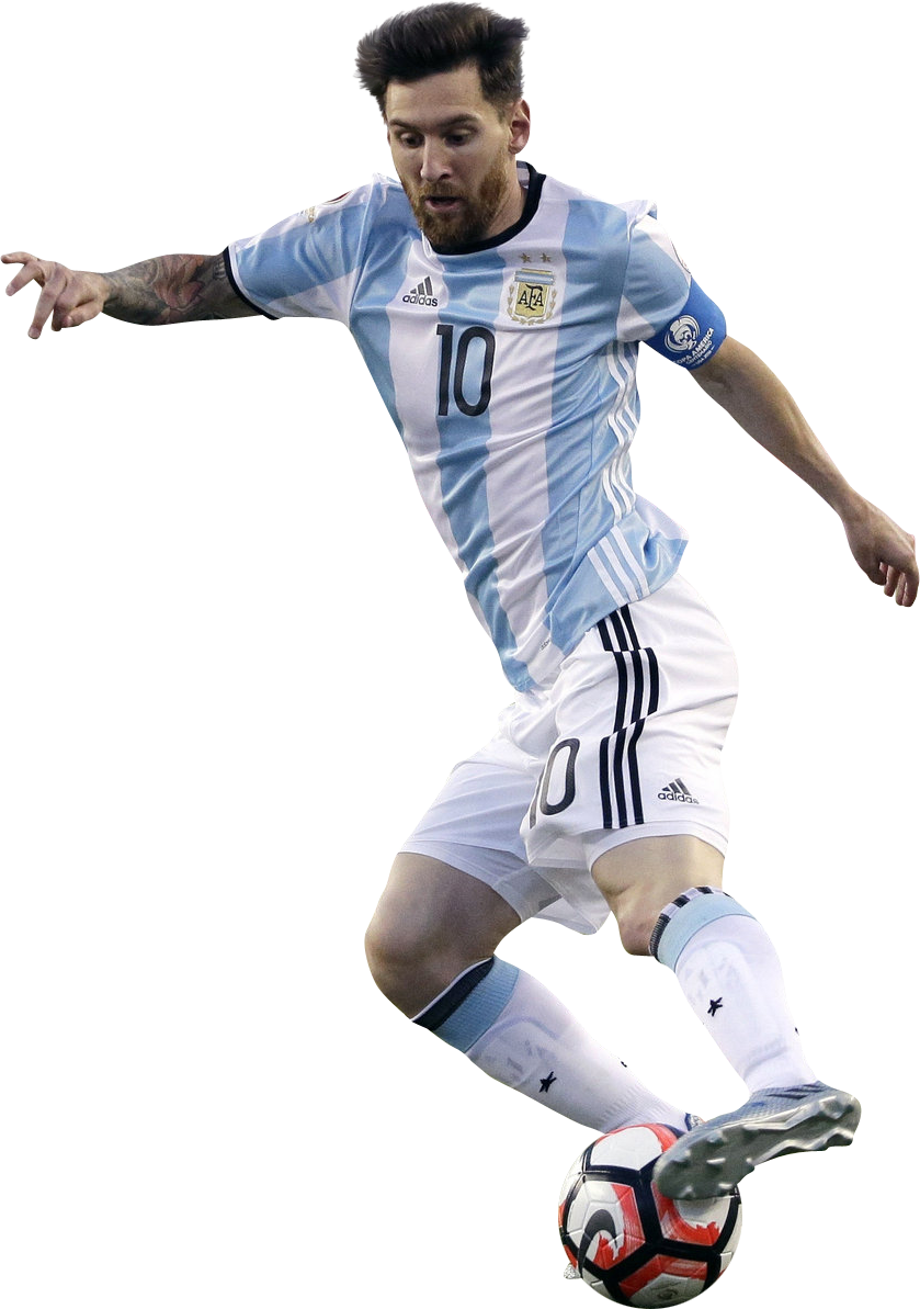 Lionel Messi Argentina Kit Action Shot