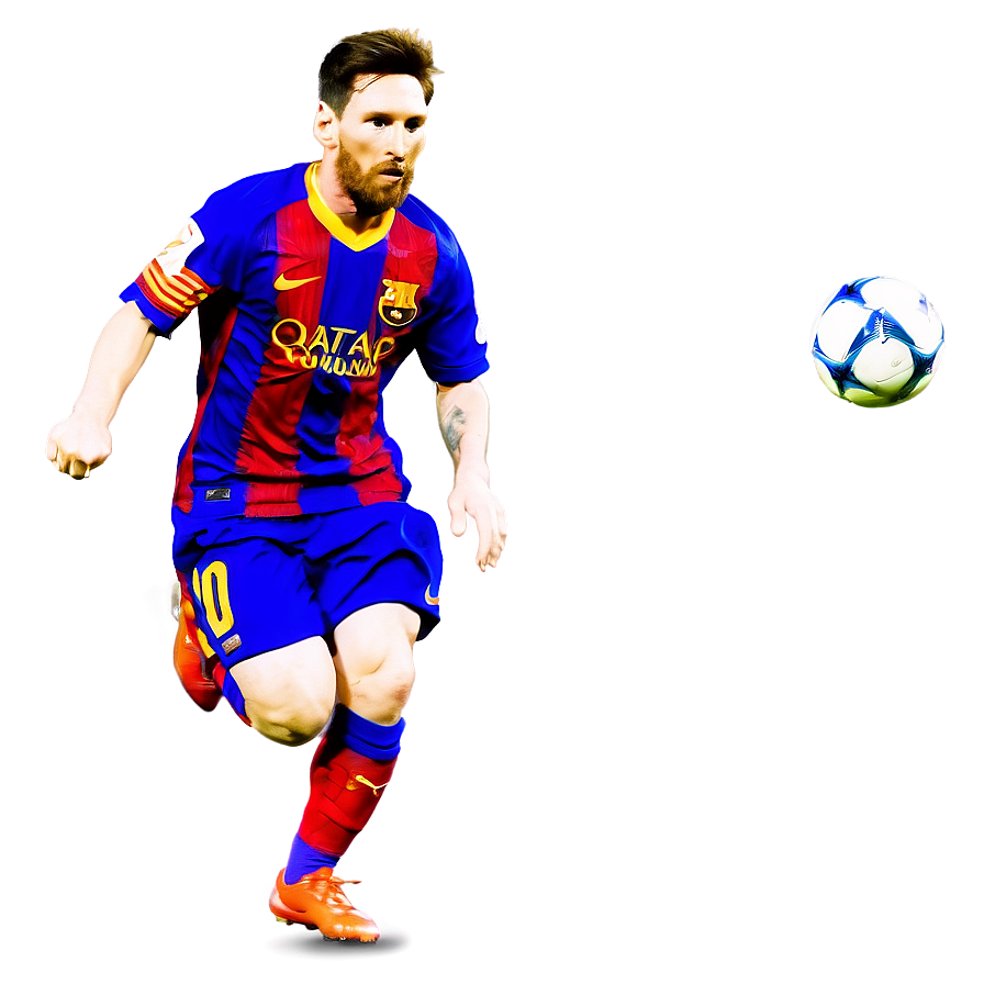 Lionel Messi In Action Png Thv61