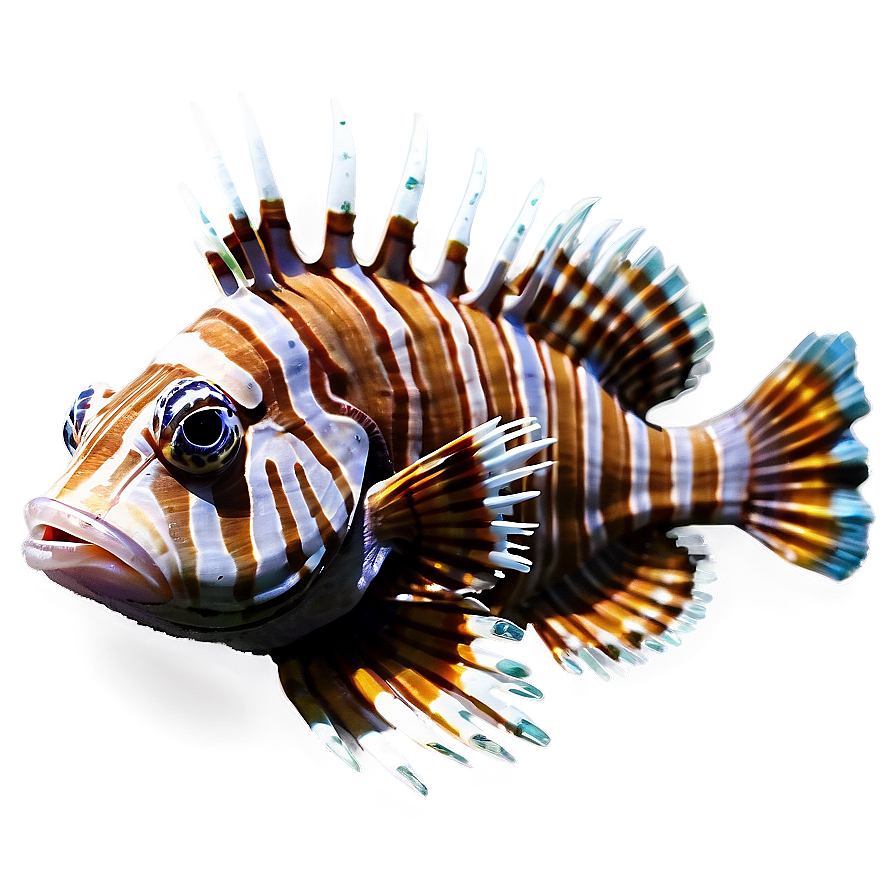 Lionfish Sketch Png 06292024