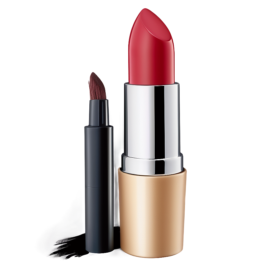 Lipstick With Brush Png 12