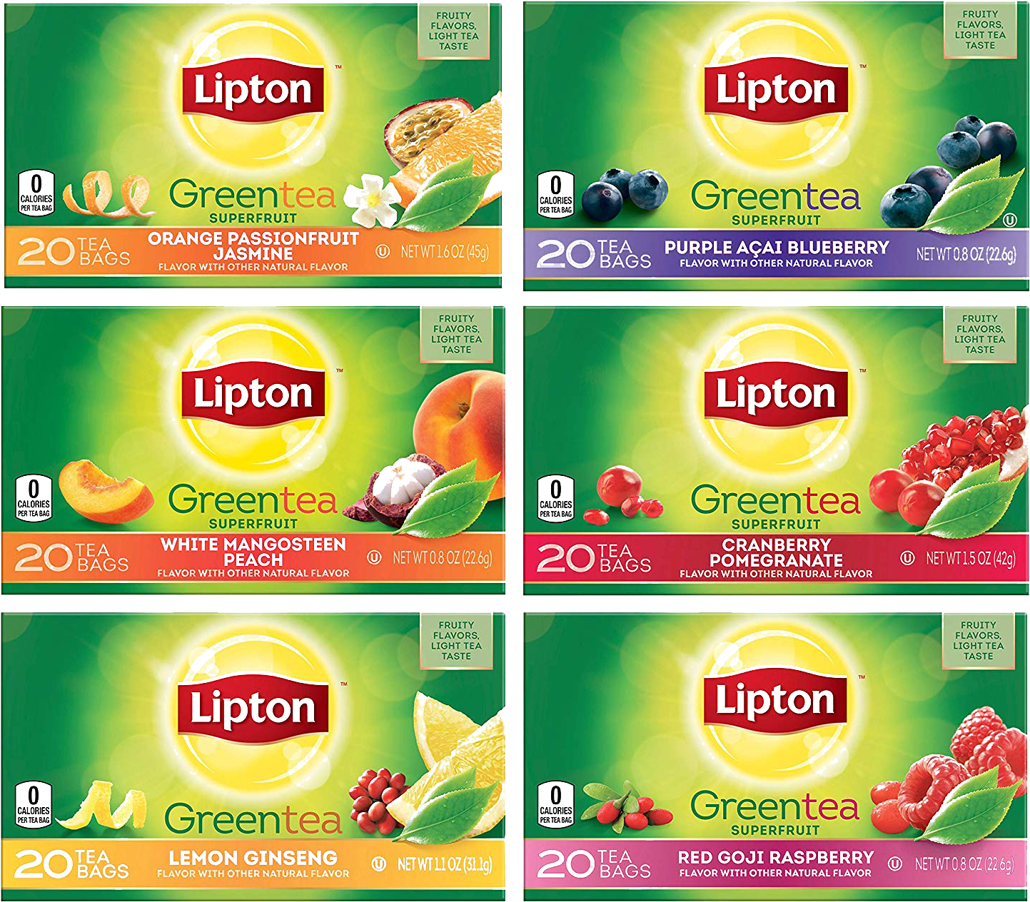 Lipton Green Tea Variety Pack