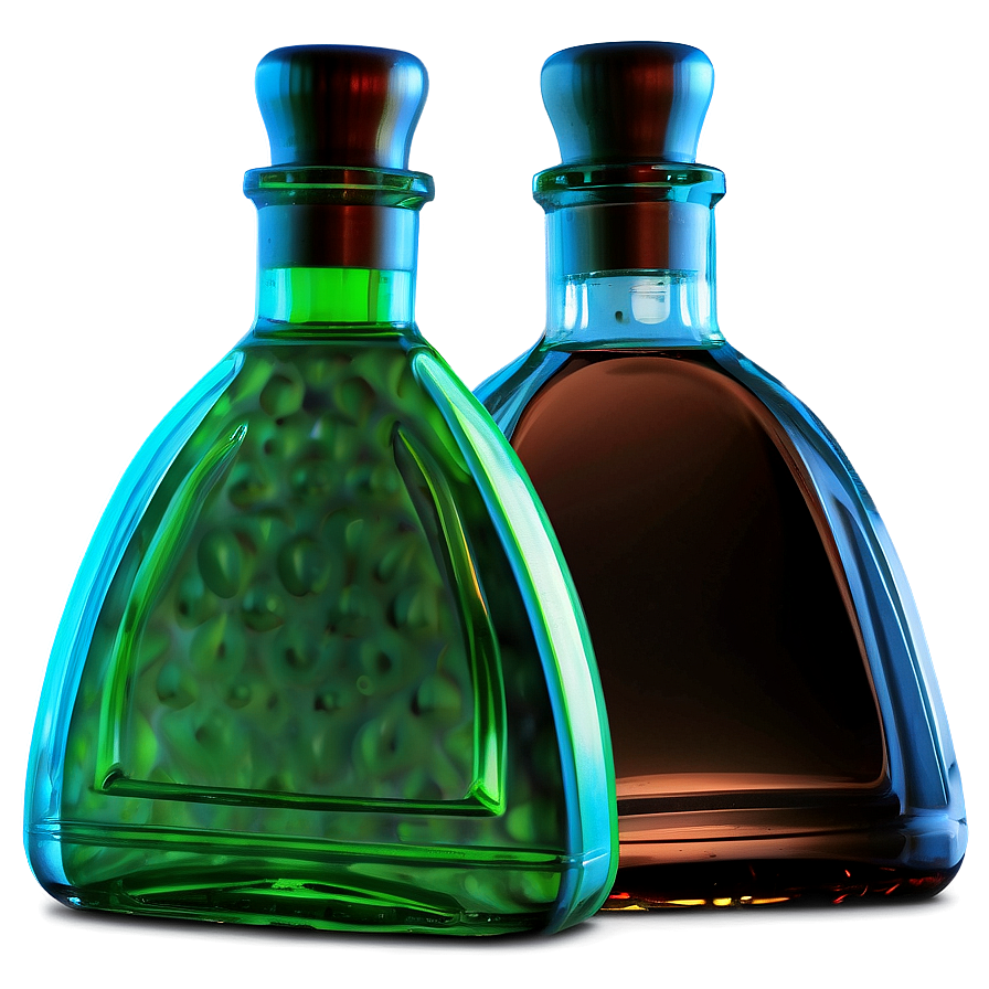 Liquor Bottles Silhouette Png 65