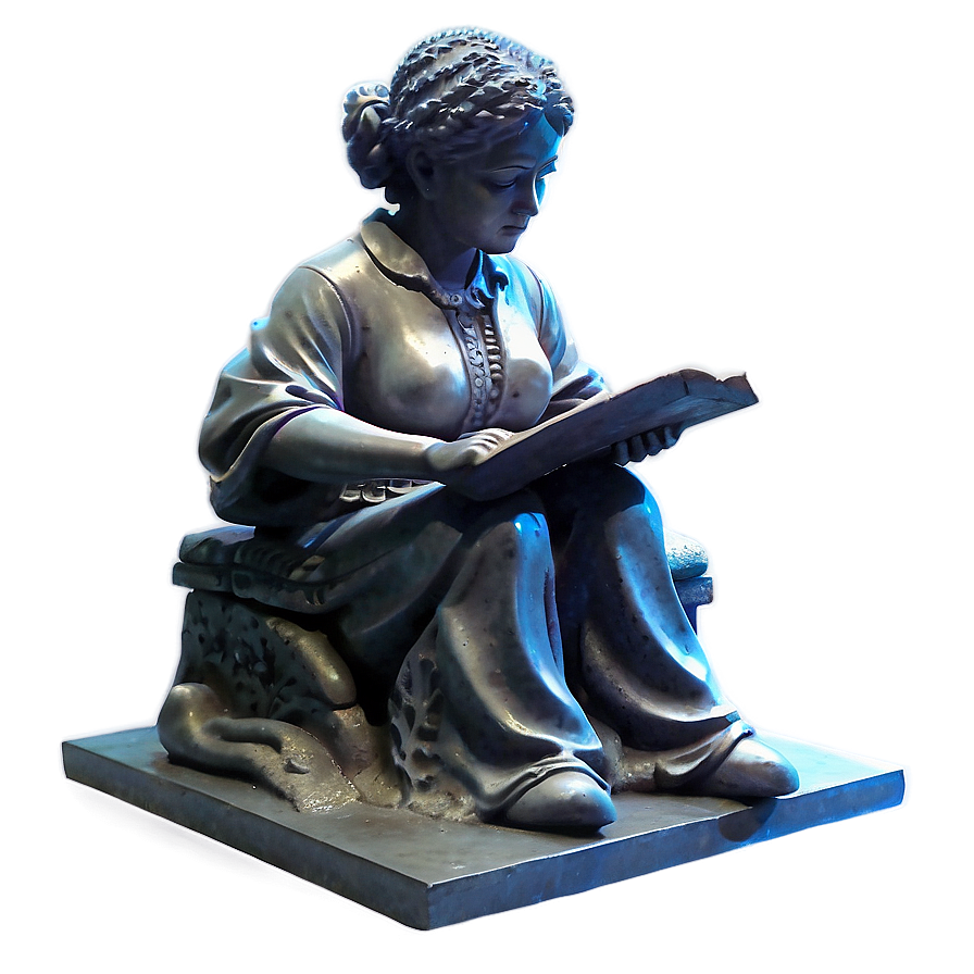 Literary Character Statue Png 93