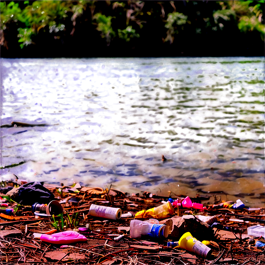 Litter By River Png 62