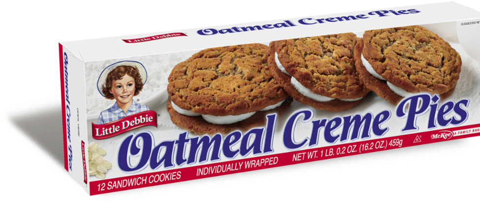 Little Debbie Oatmeal Creme Pies Box