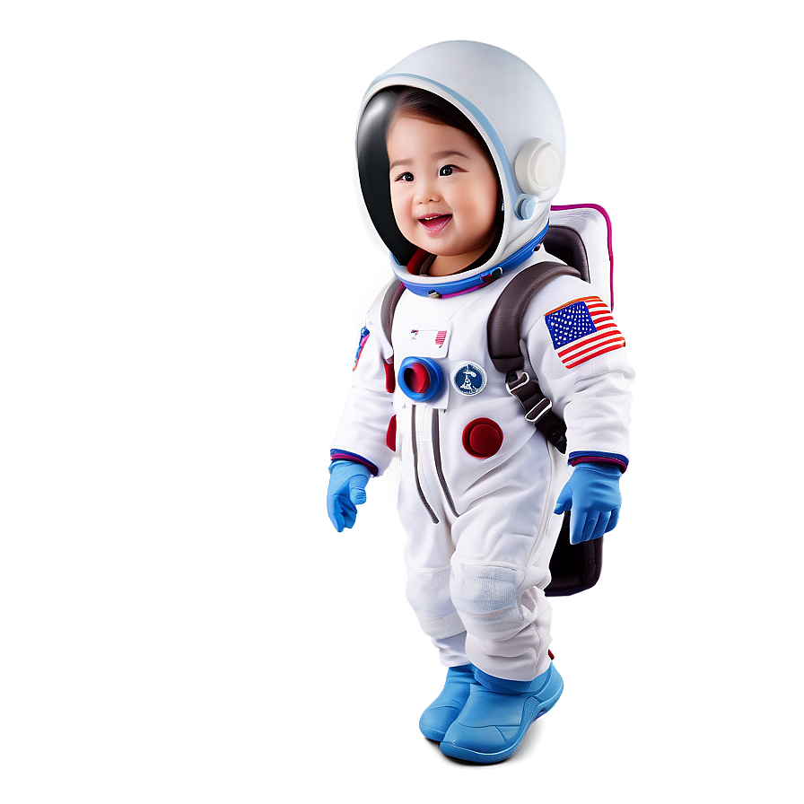 Little Kid In Astronaut Suit Png Bhj