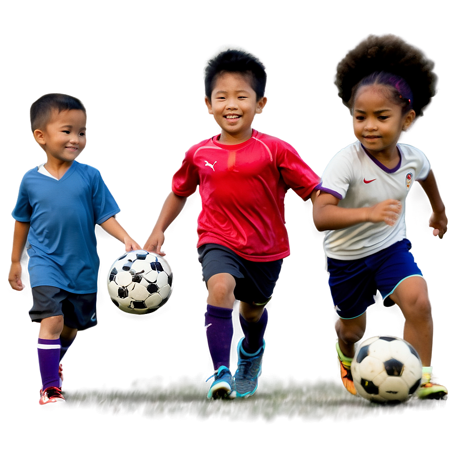 Little Kids Soccer Game Png Ouw