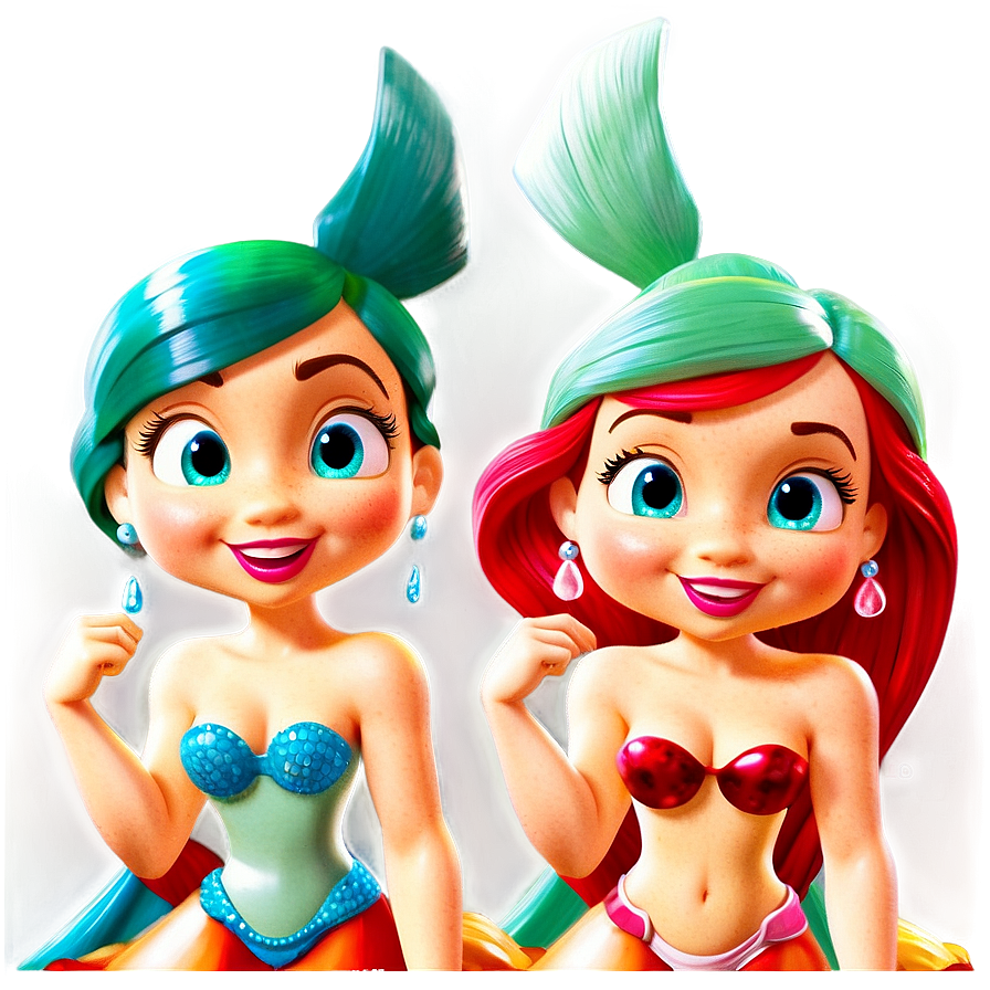 Little Mermaid Characters Png Qrs