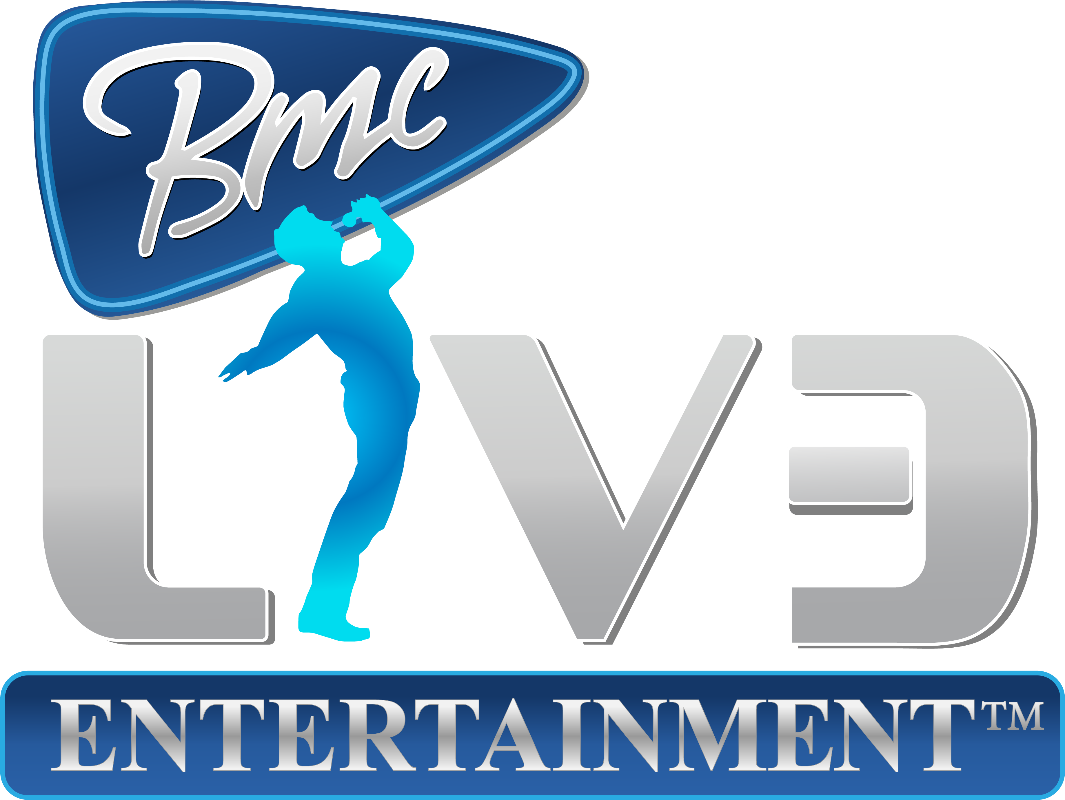 Live Entertainment Logo Silhouette Singer