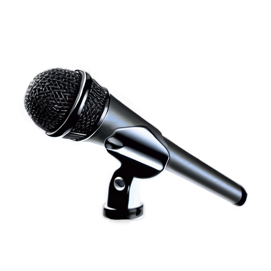 Live Performance Microphone On Stand Png 58