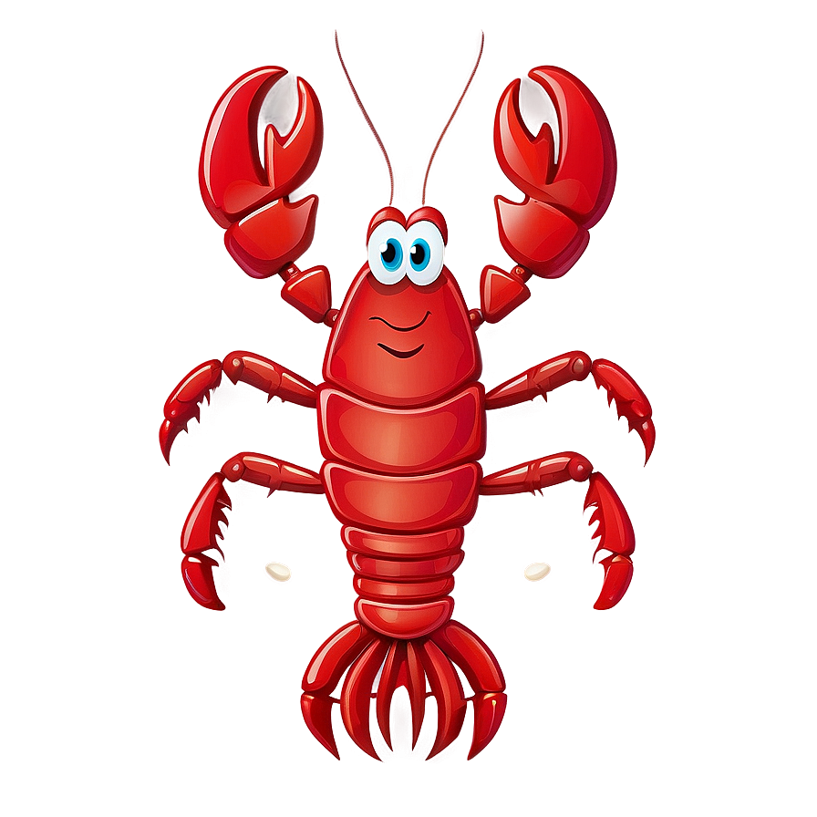 Lobster Cartoon Character Png Auc44