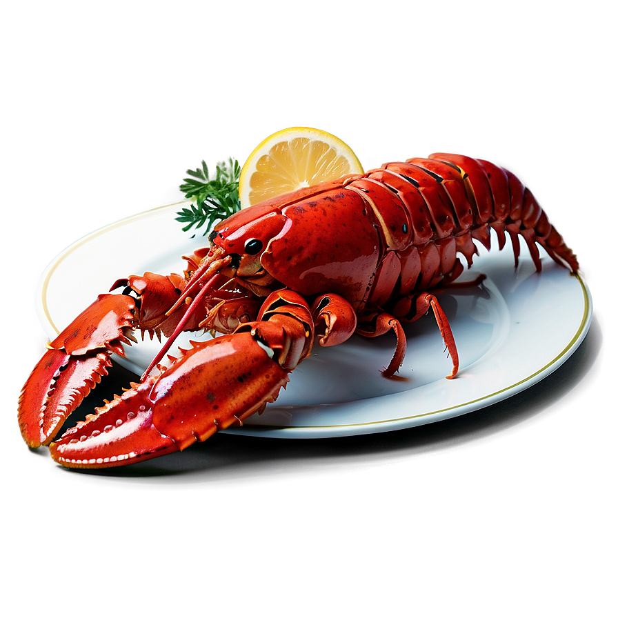 Lobster On Plate Png Lli