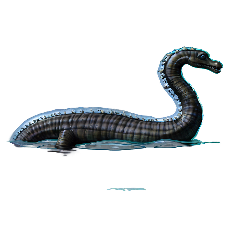 Loch Ness Monster In Water Png 06132024