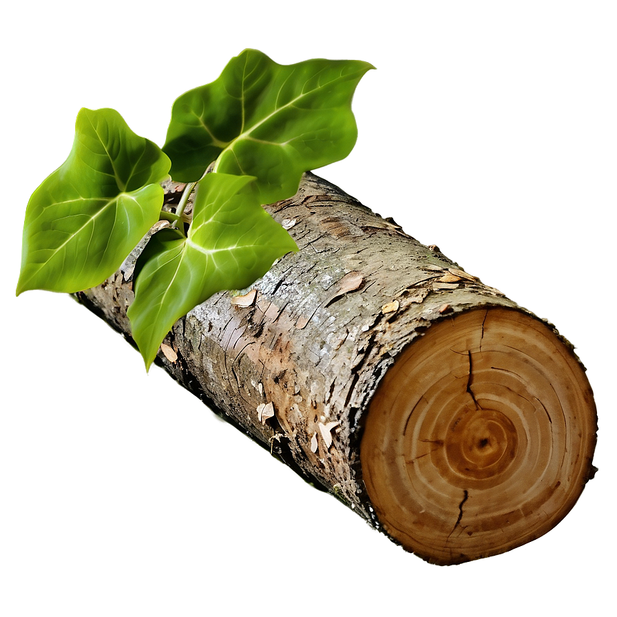 Log With Ivy Png Bcj