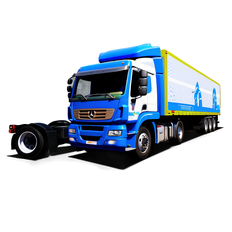 Logistic Truck Art Png Ugc98