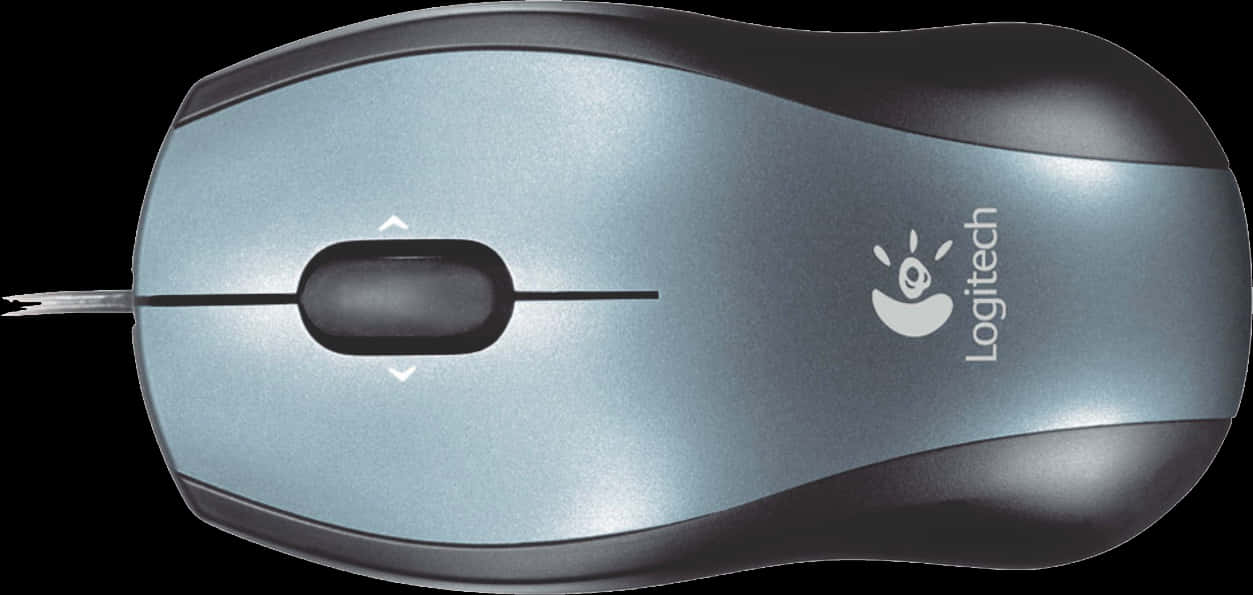 Logitech Wired Mouse Top View