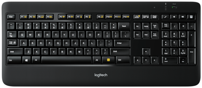 Logitech Wireless Keyboard Black