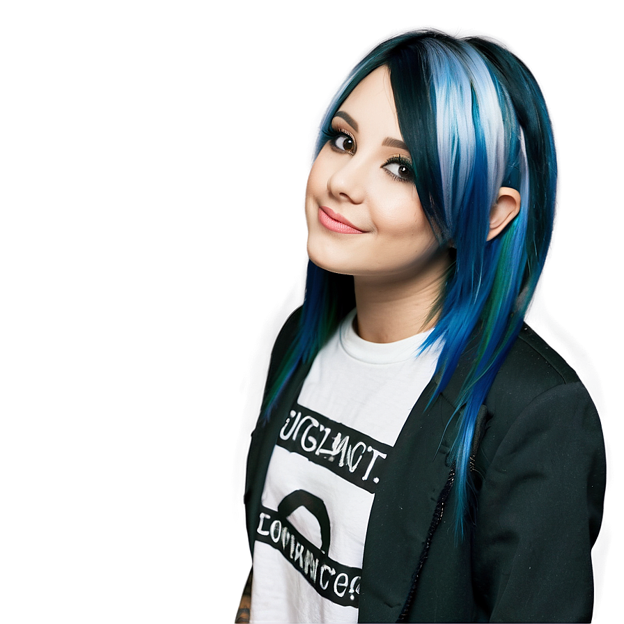 Long Emo Hairstyle Png 77