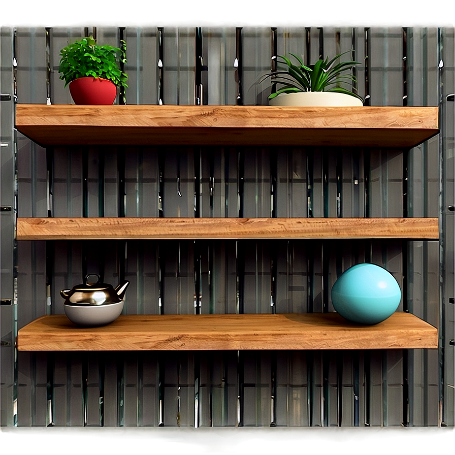 Long Floating Shelves Png 55