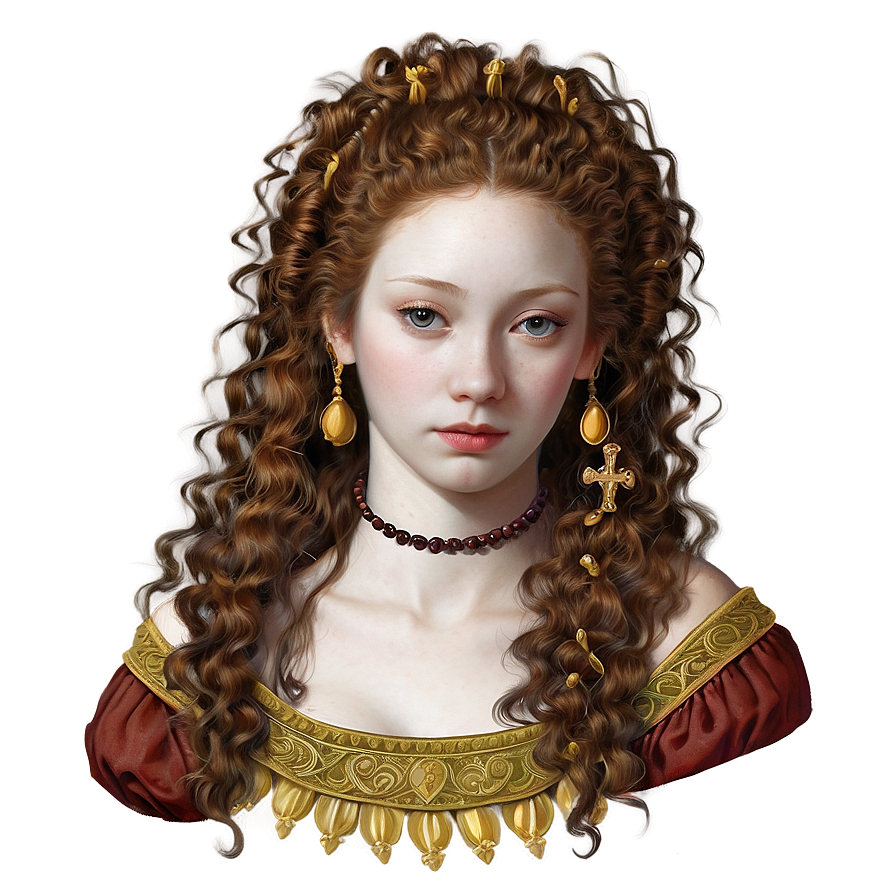 Long Hair Renaissance Png Evy83